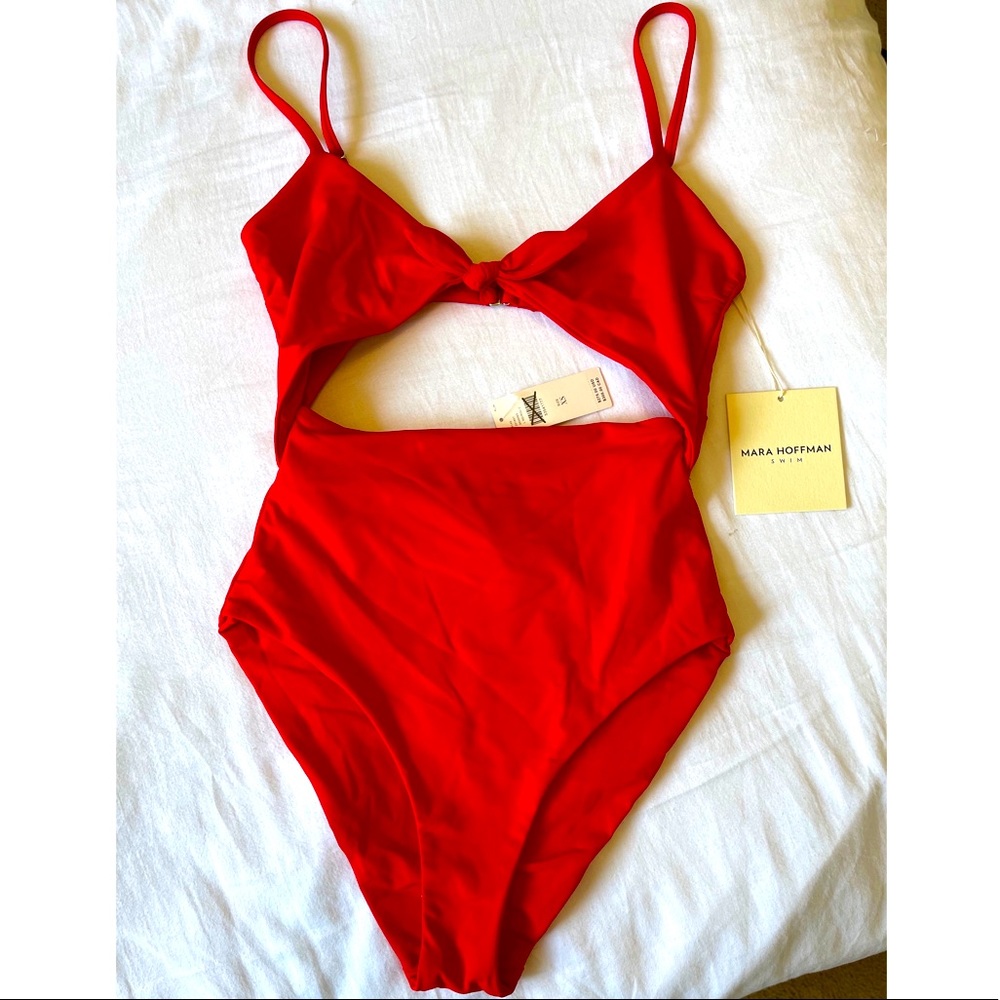 Mara Hoffman Kia Cutout One-Piece Swimsuit